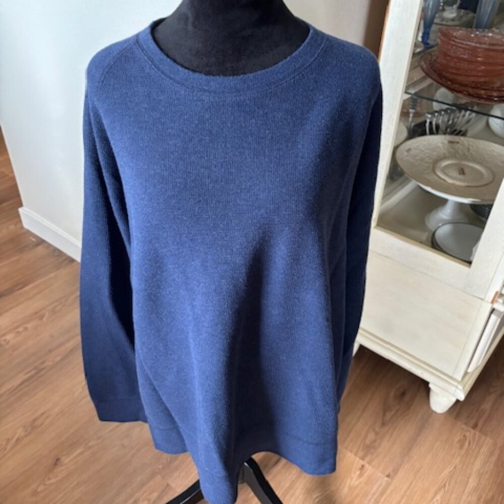 Banana Republic Mens Crew Neck Long Sleeve Ribbed Pullover Sweater XXL